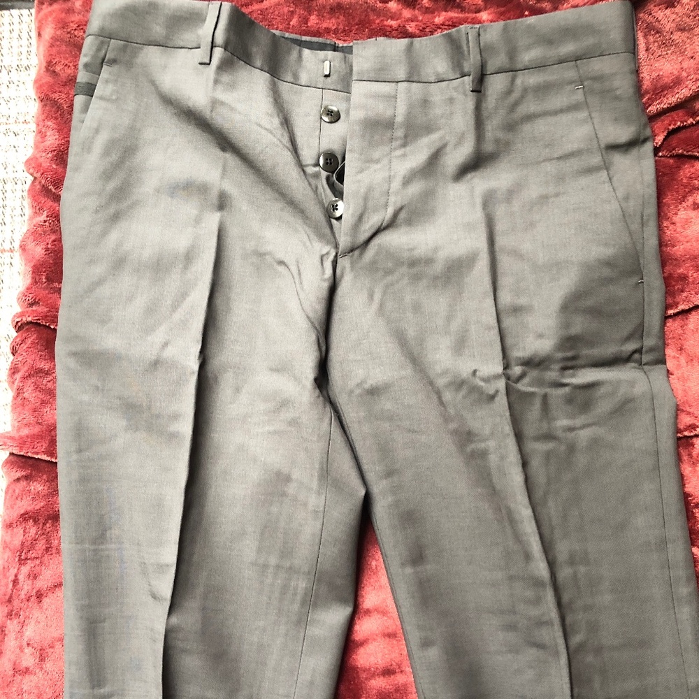 Prada Gray Dress Pants